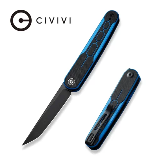 Civivi KwaiQ Blue and Black G10