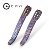 Civivi Flamed Titanium pocket clip 2 Pack